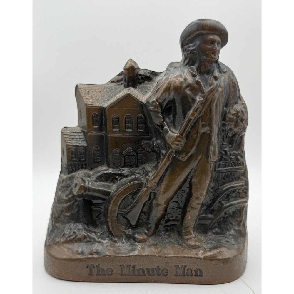🪙🇺🇸 1974 Paul Revere Minute Man Banthrico Coin Piggy Bank